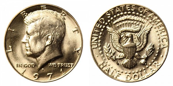 1971 D Kennedy Half Dollar 