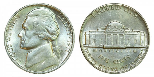 1971 Jefferson Nickel 