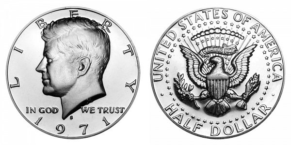 1971 S Kennedy Half Dollar Proof 