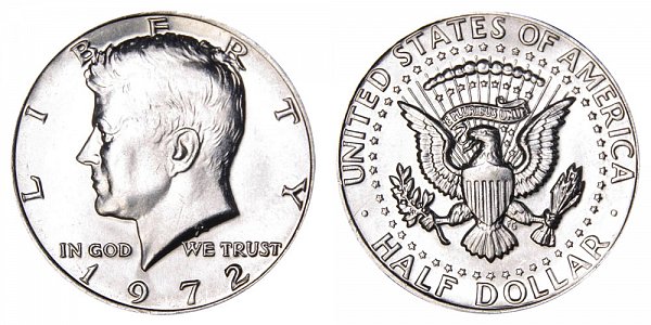 1972 Kennedy Half Dollar 