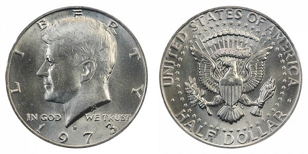 1973 D Kennedy Half Dollar