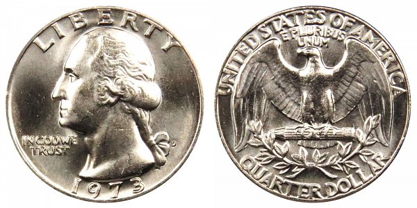 1973 D Washington Quarter 