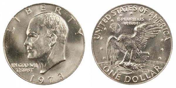 1973 Eisenhower Ike Dollar 