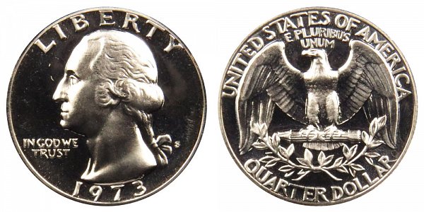 1973 S Washington Quarter Proof