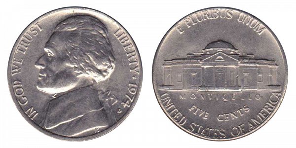 1974 D Jefferson Nickel 