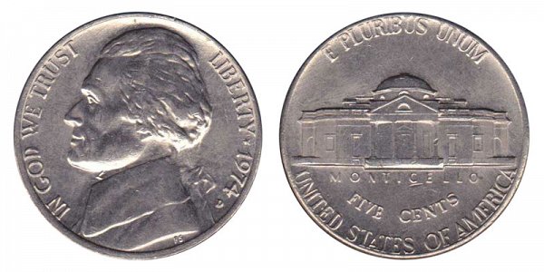 1974 D Jefferson Nickel