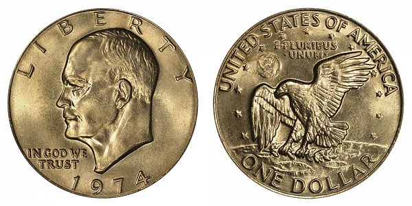 1974 Eisenhower Ike Dollar 