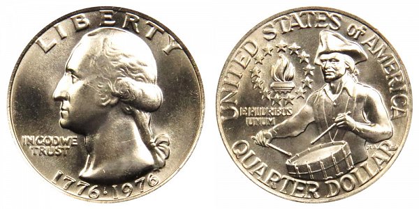 1776-1976 Bicentennial Washington Quarter 