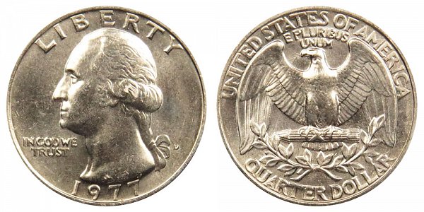 1977 D Washington Quarter 