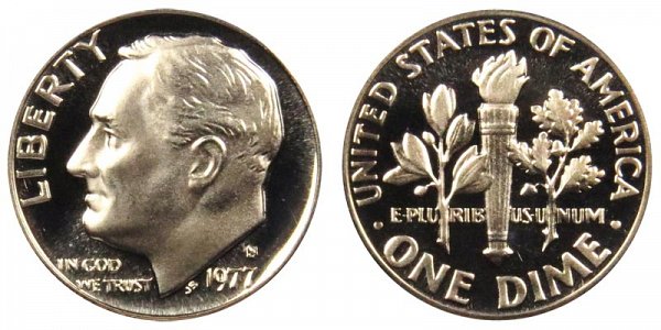 1977 S Roosevelt Dime Proof