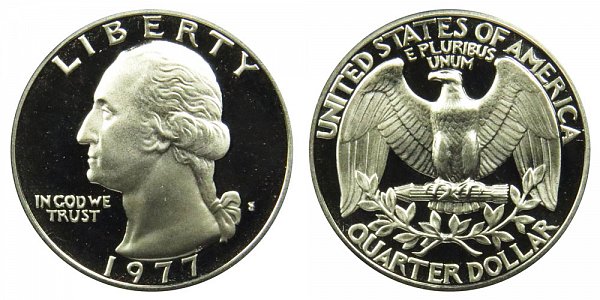 1977 S Washington Quarter Proof 
