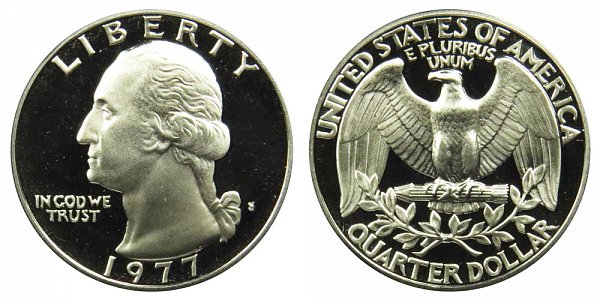 1977 S Washington Quarter Proof