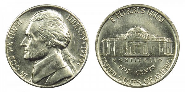 1979 D Jefferson Nickel 