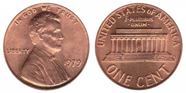 1979 Lincoln Memorial Cent Penny 