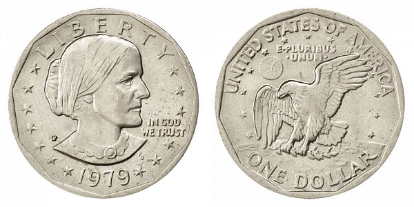 1979 P Susan B Anthony SBA Dollar - Narrow Rim