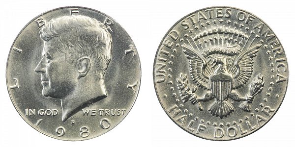 1980 D Kennedy Half Dollar