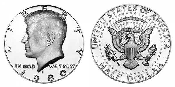 1980 S Kennedy Half Dollar Proof