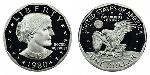 1980 S Susan B Anthony SBG Dollar Proof 