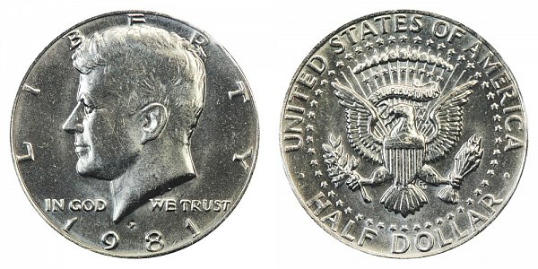 1981 P Kennedy Half Dollar 