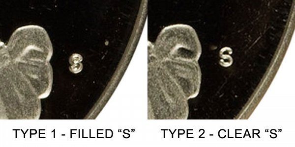 1981 S Washington Quarter - Type 1 vs Type 2