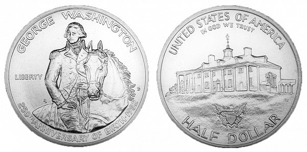 1982 George Washington Commemorative Half Dollar