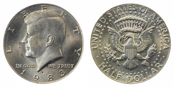 1983 P Kennedy Half Dollar 