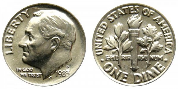 1983 P Roosevelt Dime