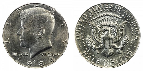 1984 P Kennedy Half Dollar 