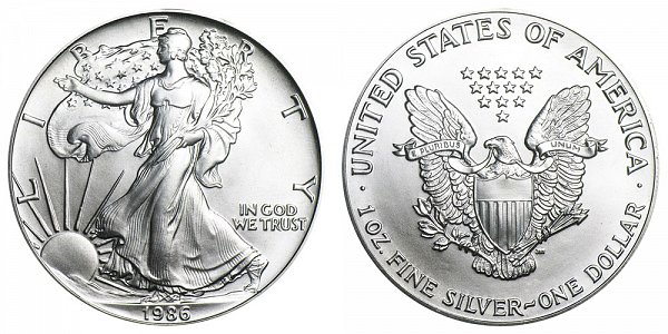 1986 American Silver Eagle 