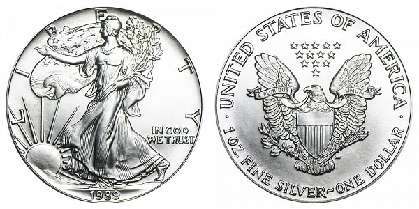 1989 American Silver Eagle 