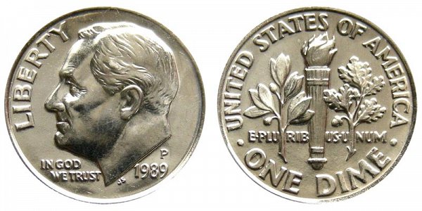 1989 P Roosevelt Dime 