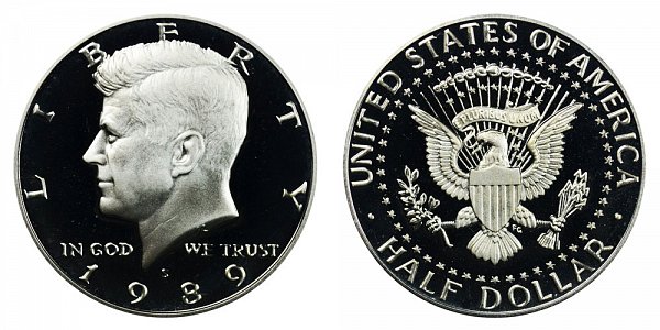 1989 S Kennedy Half Dollar Proof 