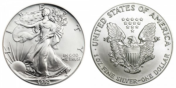 1990 American Silver Eagle