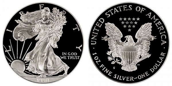 1990 S Proof American Silver Eagle