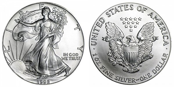 1992 American Silver Eagle