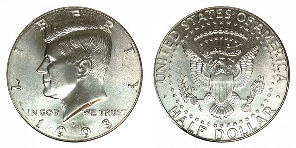 1993 P Kennedy Half Dollar