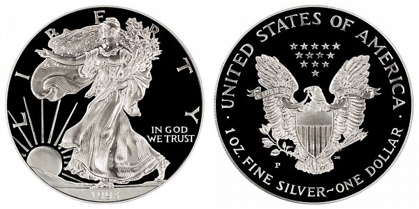 1993 P Proof American Silver Eagle 