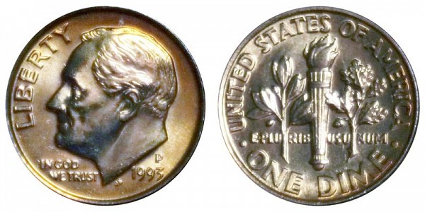 1993 P Roosevelt Dime 