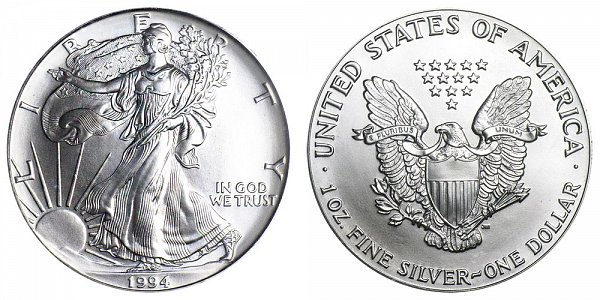 1994 American Silver Eagle 