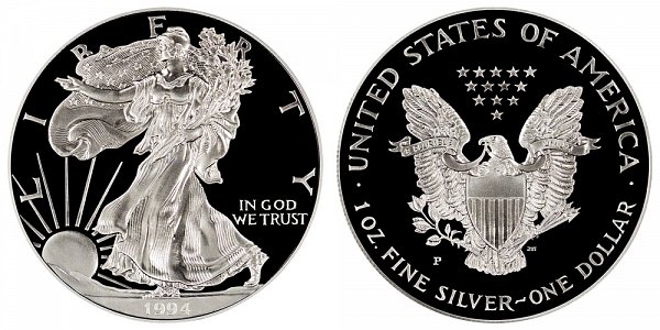 1994 P Proof American Silver Eagle 