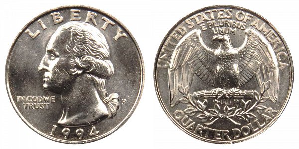 1994 P Washington Quarter 