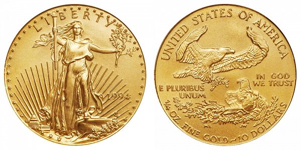 1994 Quarter Ounce American Gold Eagle - 1/4 oz Gold $10 