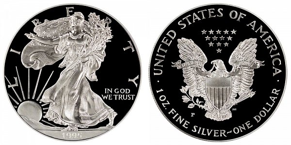 1995 P Proof American Silver Eagle 