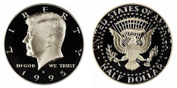 1995 S Silver Kennedy Half Dollar Proof 