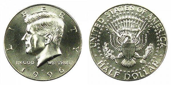 1996 D Kennedy Half Dollar