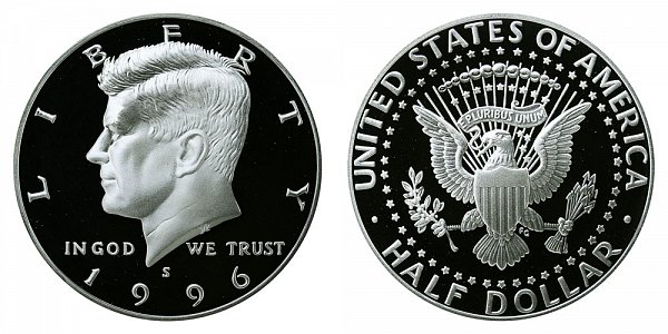 1996 S Kennedy Half Dollar Proof 