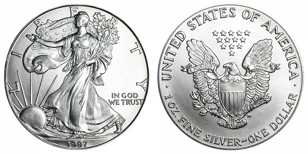 1997 American Silver Eagle