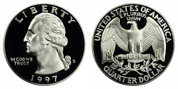 1997 S Washington Quarter Proof