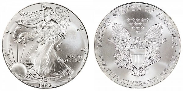 1998 American Silver Eagle 