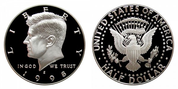 1998 S Kennedy Half Dollar Proof 